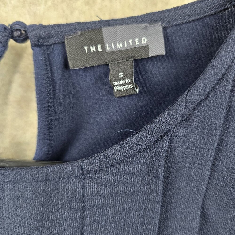 The Limited Womens Navy Blouse Size S - Picture 4 of 7